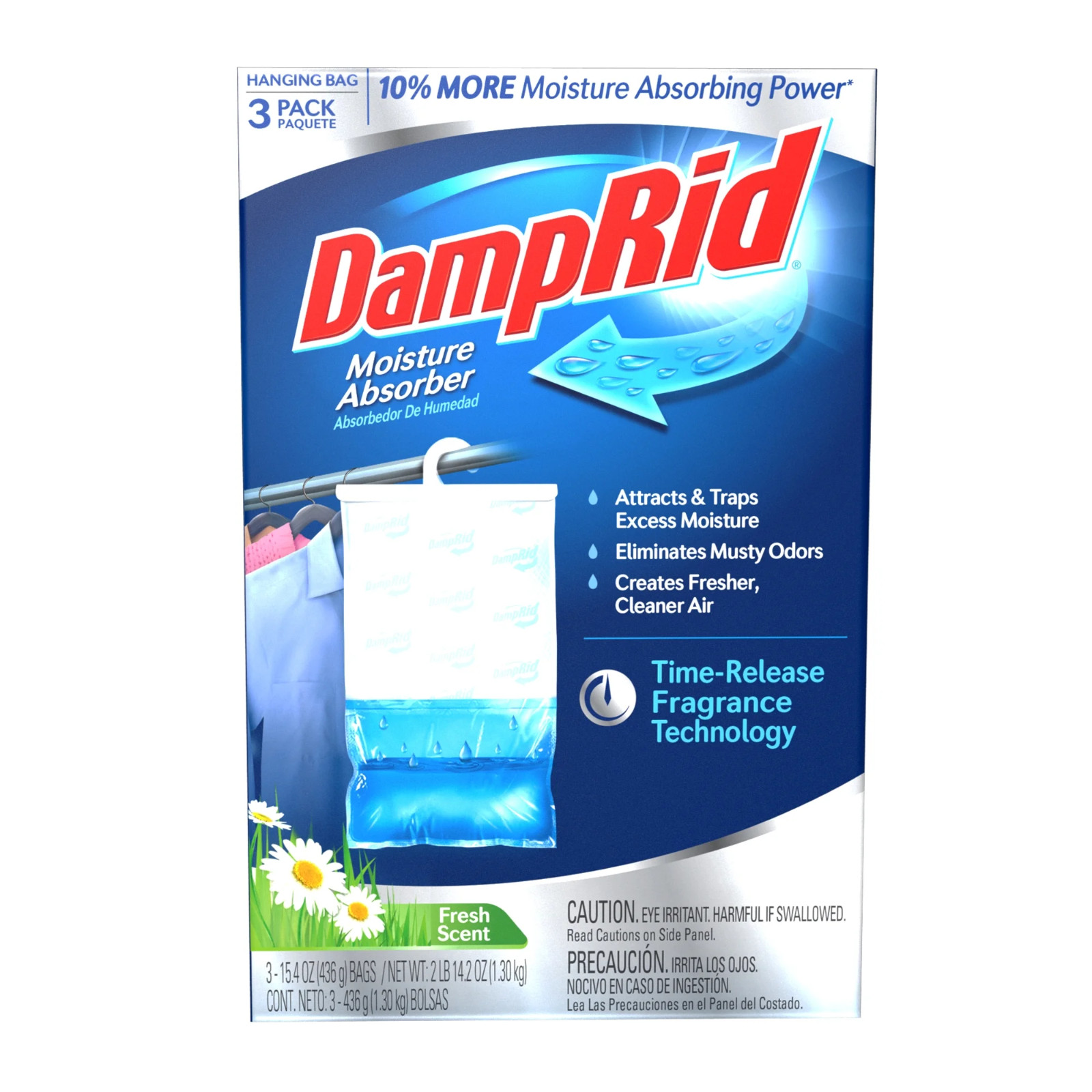 3-Pack DampRid 15.4 Oz. Fresh Scent Hanging Moisture Absorber