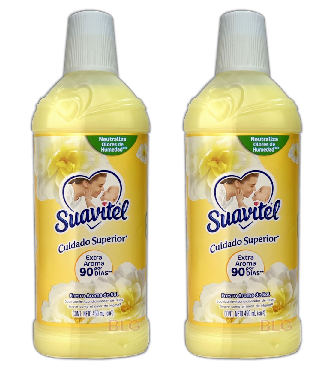 SUAVITEL Liquid Laundry FABRIC SOFTENER Conditioner 90 Day Fresh Scent 15.2oz-2P
