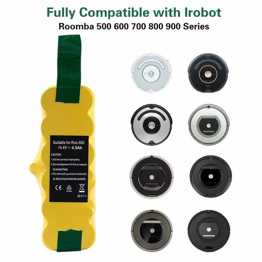 Replacement Battery For iRobot Roomba 500 Series 600 700 800 780 650 14.4V 4.5AH