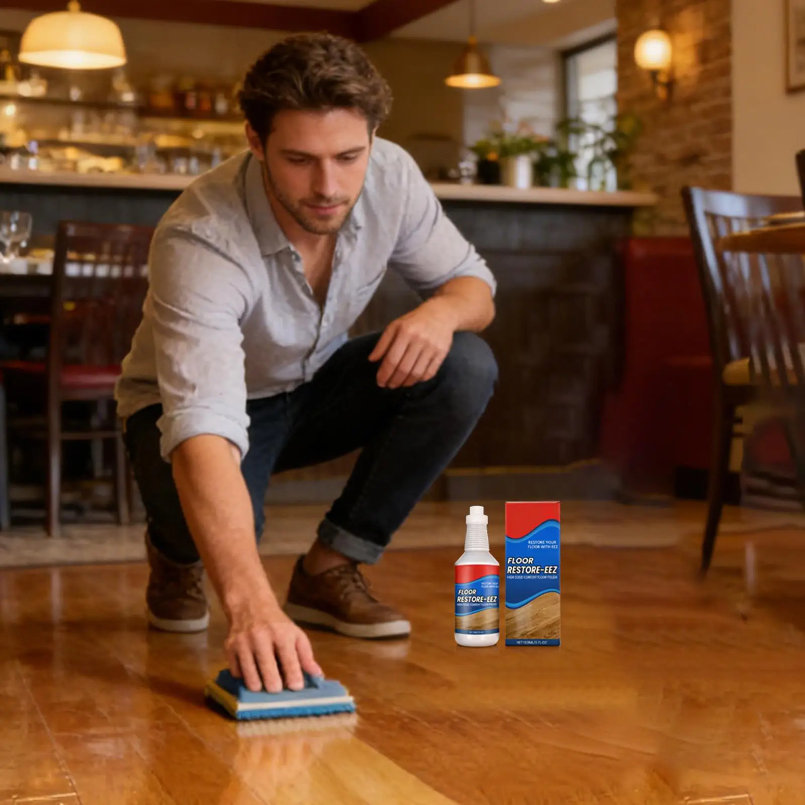 Clean-Eez Ultimate Floor Restorer & Polish – Revitalize,Protect,Shine Wood 150ml