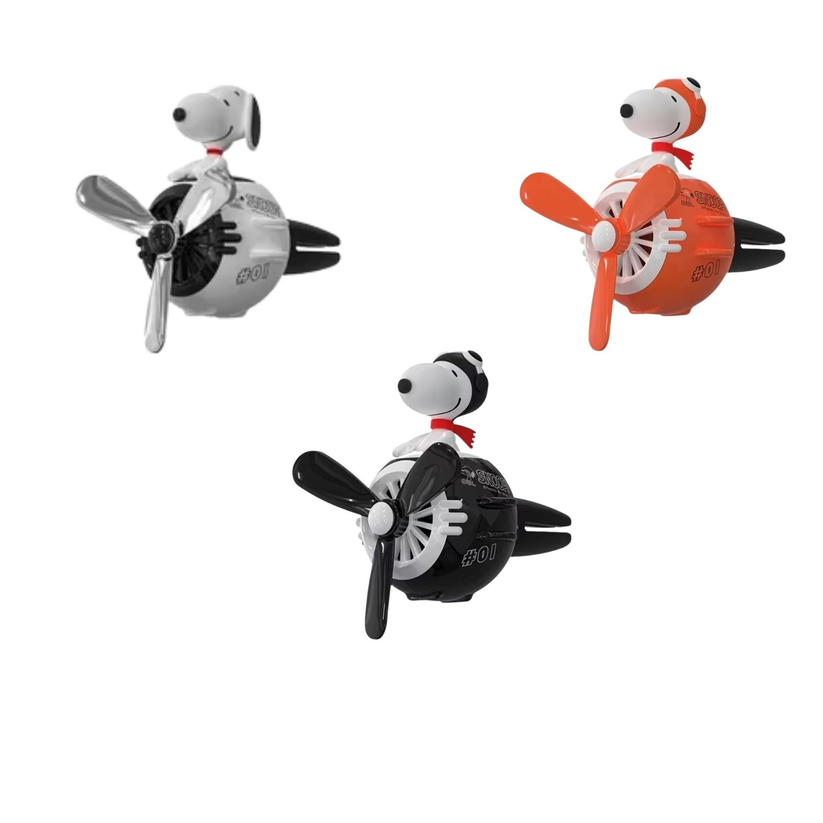 🚗 Snoopy Car Air Freshener – Cartoon Vent Mounted Purifier Gift – Rotating Fan