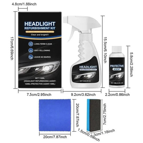 Q4 Headlight Restoration Fullofcarts Headlight Cleaner Headlight Restoration Kit