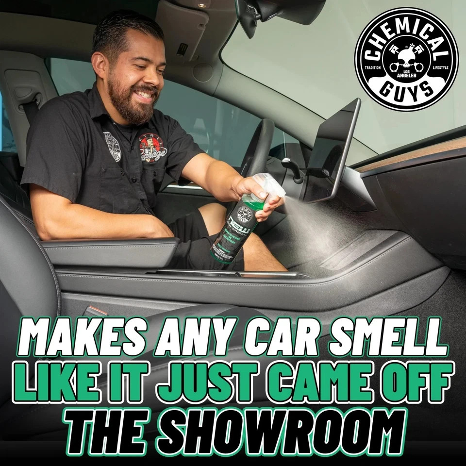 Chemical Guys 4 Ounce New Car Scent Air Freshener and Odor Eliminator
