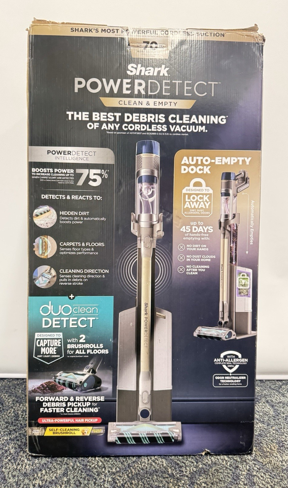 Shark PowerDetect Clean & Empty Cordless Stick Vacuum IP3150 *New*