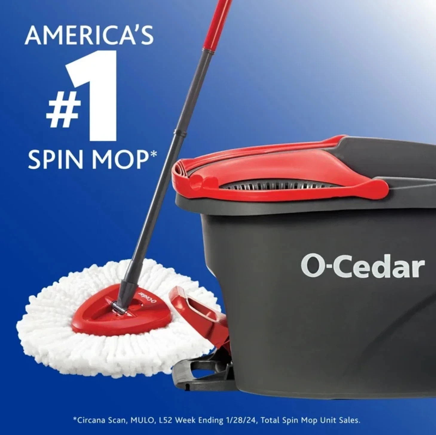O-Cedar EasyWring Spin Mop & Bucket System