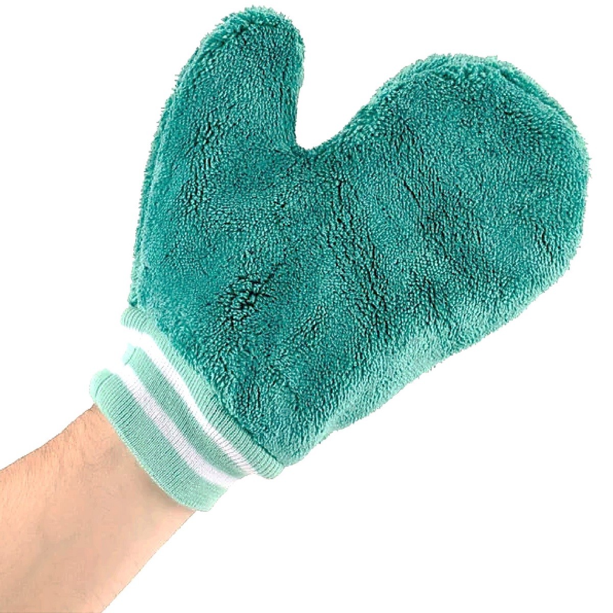 Green Microfiber Cleaning Mitt with Thumb (One Size)by MyXOHome