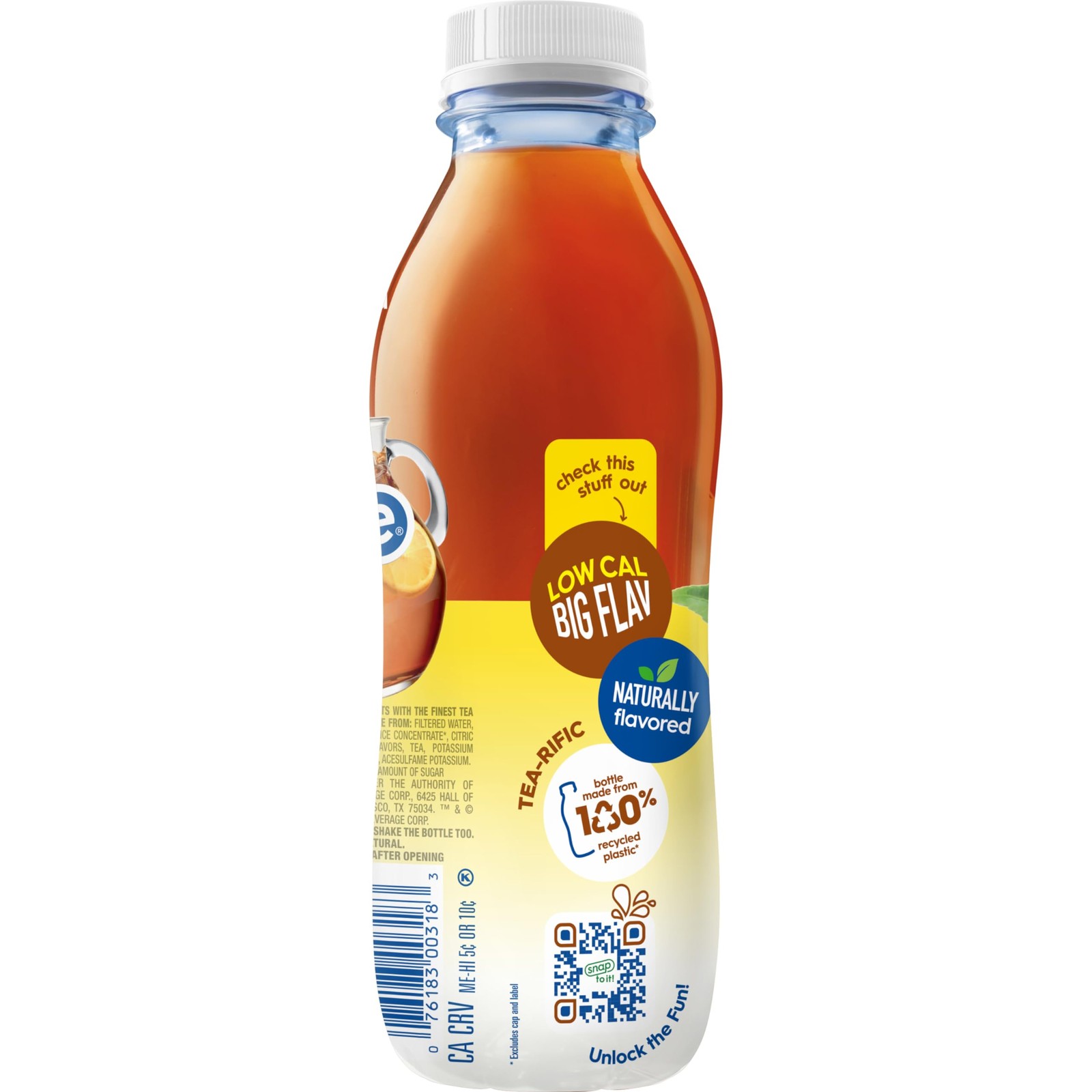 Snapple Zero Sugar Half ‘n Tea, 16 fl oz recycled 16 Fl Oz (Pack of 12)