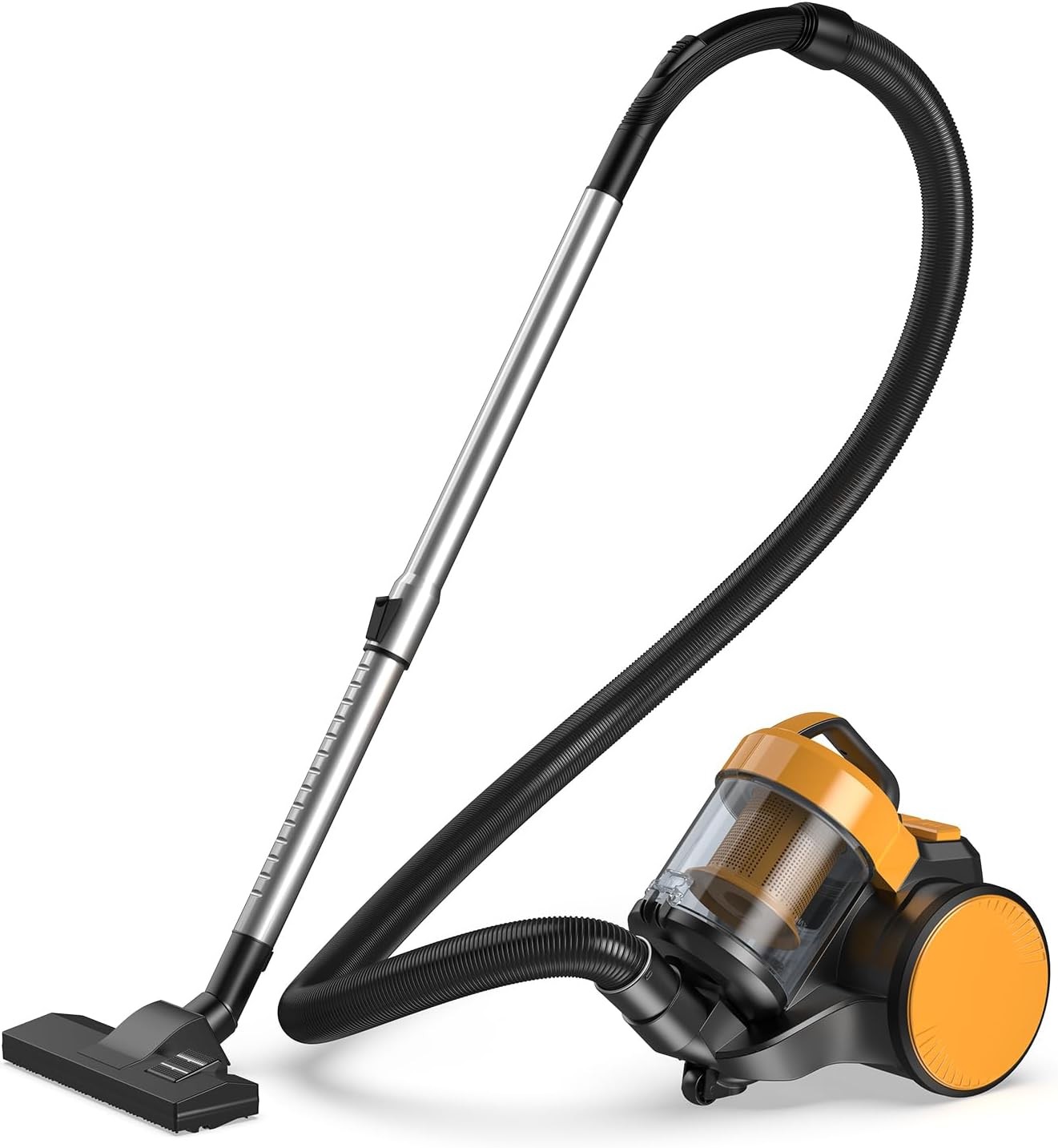 OLIXIS Canister Vacuum Cleaner Home,Lightweight Vacuum Cleaner w/Washable Filter