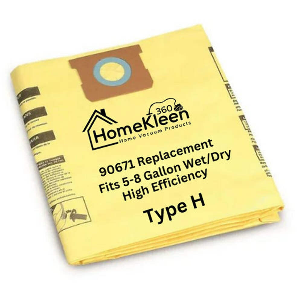 VacBagsUSA High-Efficiency Replacement Dust Collection Bags for Shop-Vac* 5-8 Ga