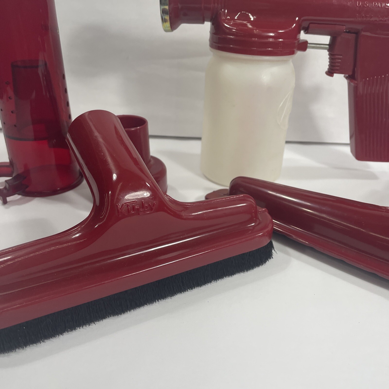 Kirby Classic III 3 Vacuum Cleaner Red Accessories & Attachments Lot – 6 pieces