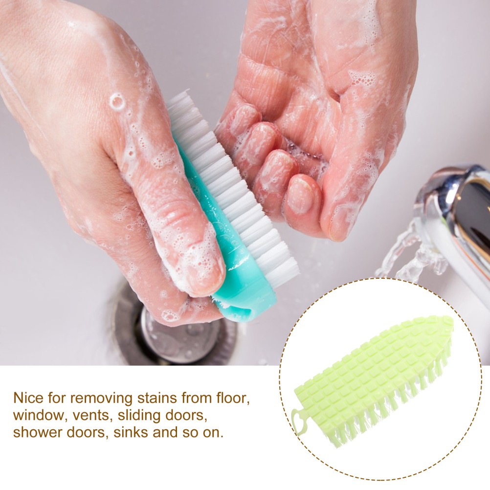 Compact Small Scrub Brush for Cleaning Kitchen Sink and Household
