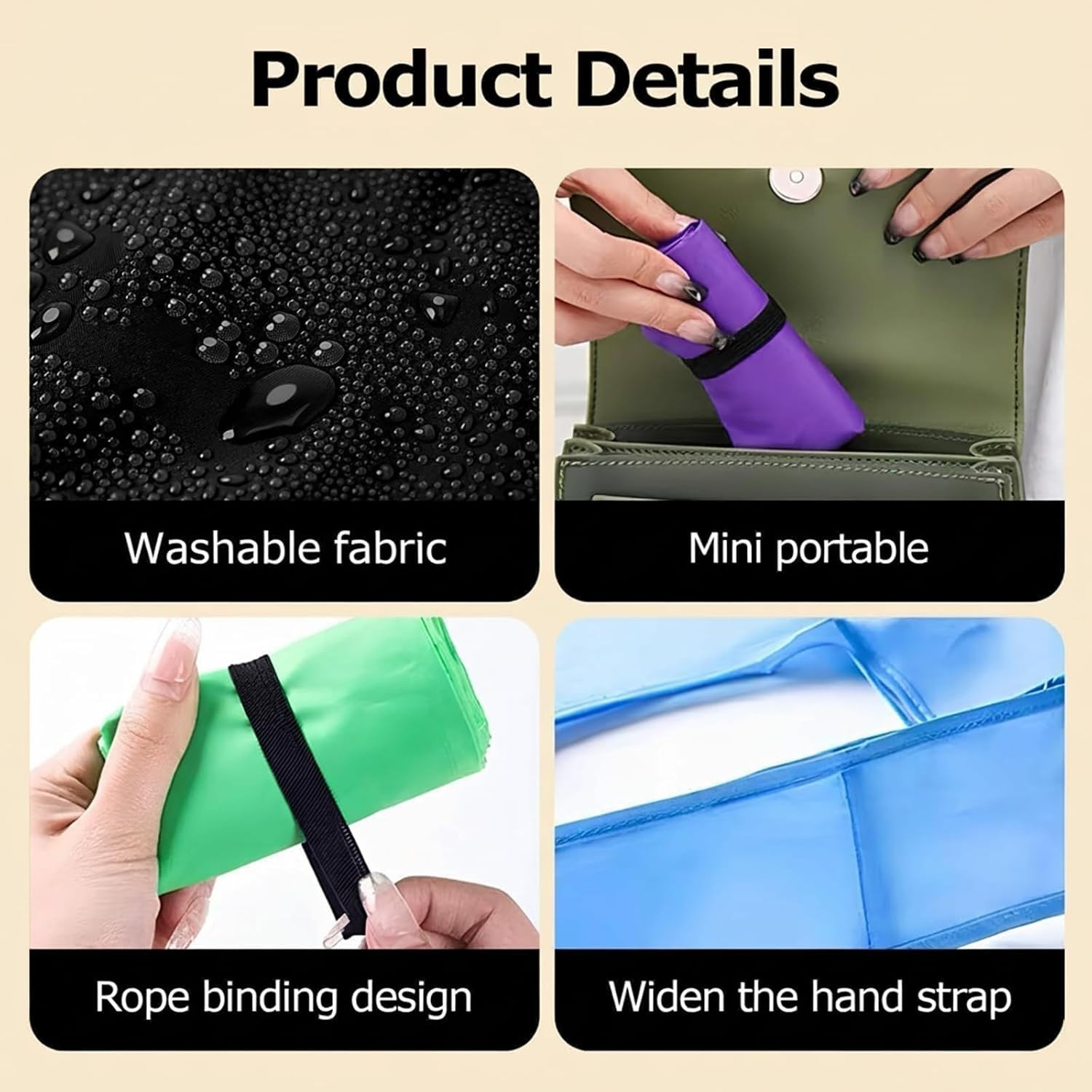 Durable Water-Resistant Tote Bag: 35lb Capacity for Shopping & Outdoor Fun