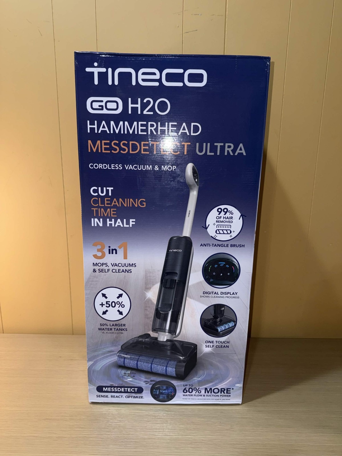Tineco GO H2O HammerHead MessDetect Ultra Wet Dry Vacuum Cleaner