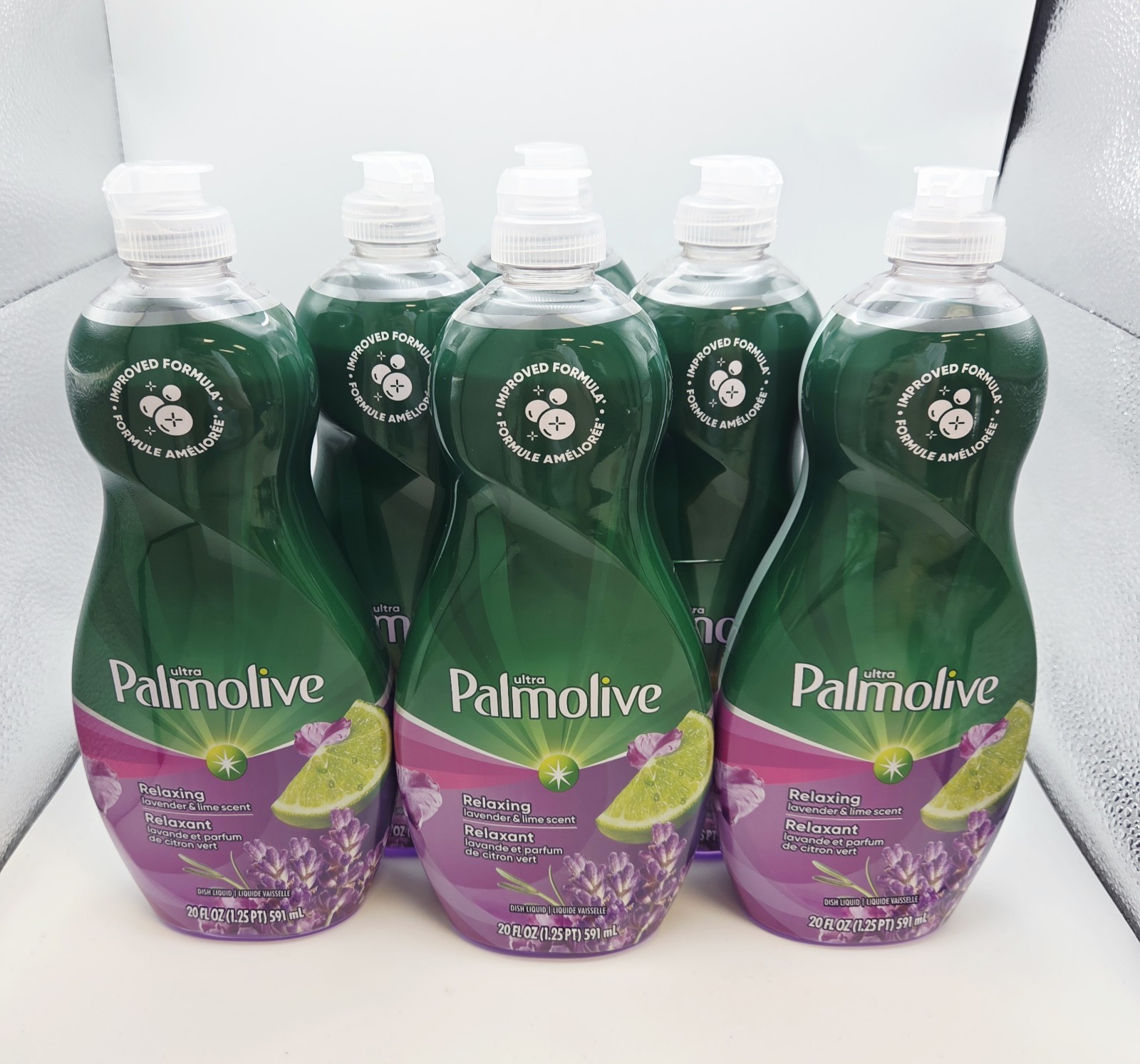Palmolive Liquid Dish Soap, Lavender Lime Scent, 20 Oz 6 Pack