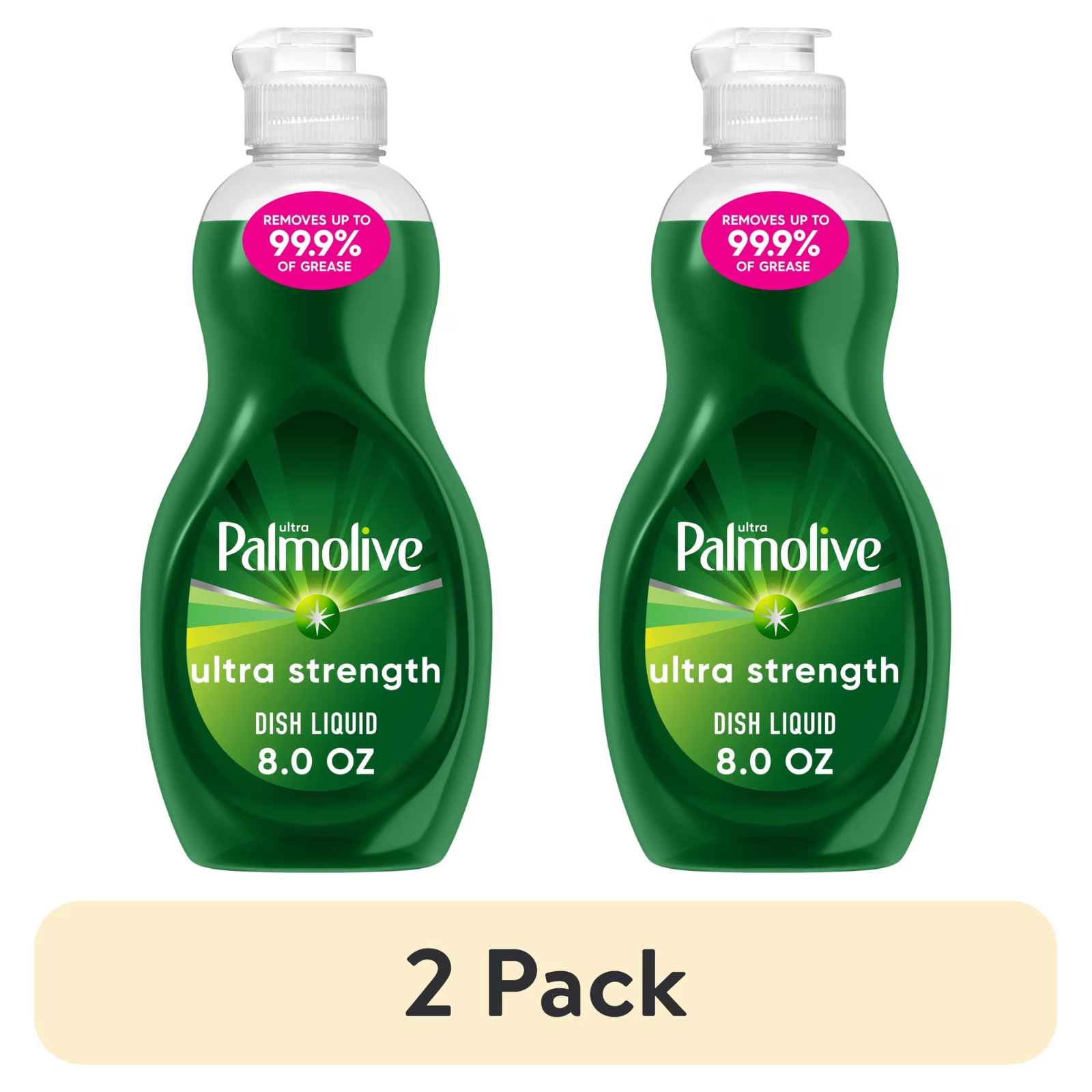 Palmolive Ultra Strength Liquid Dish Soap,8 fl oz Bottle (2 pack)