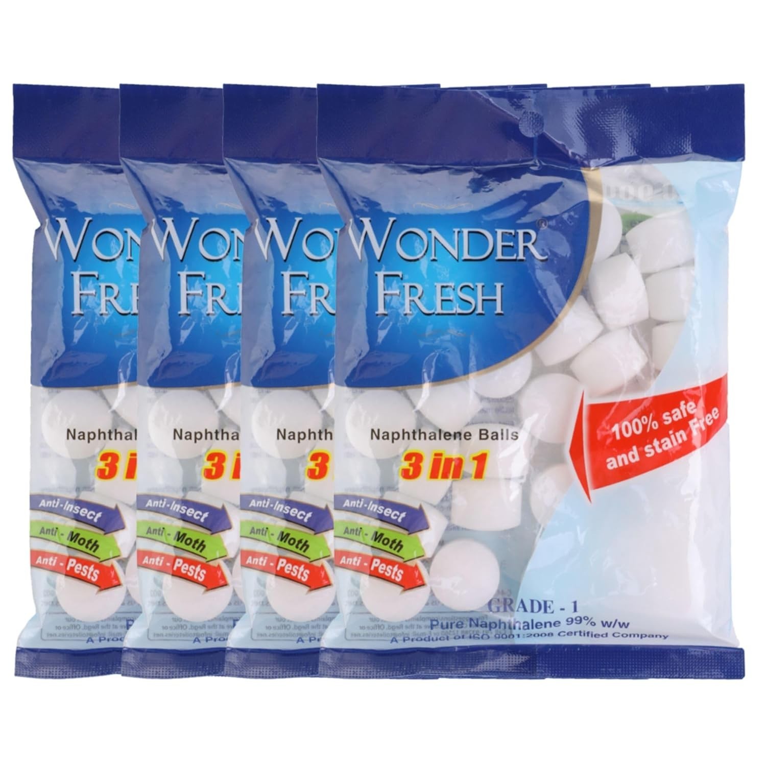 Home & Commercial Odor Protection Balls – Wardrobe & Storage Use ,100g Pack of 4