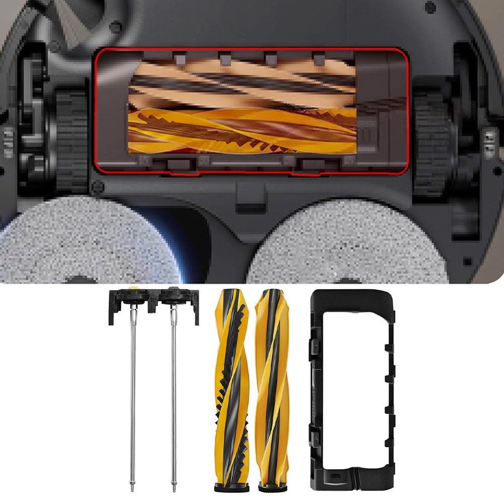 Main Brush Replacement Set for MOVA Z50 Ultra Complete Z60 Ultra Roller Vacuum