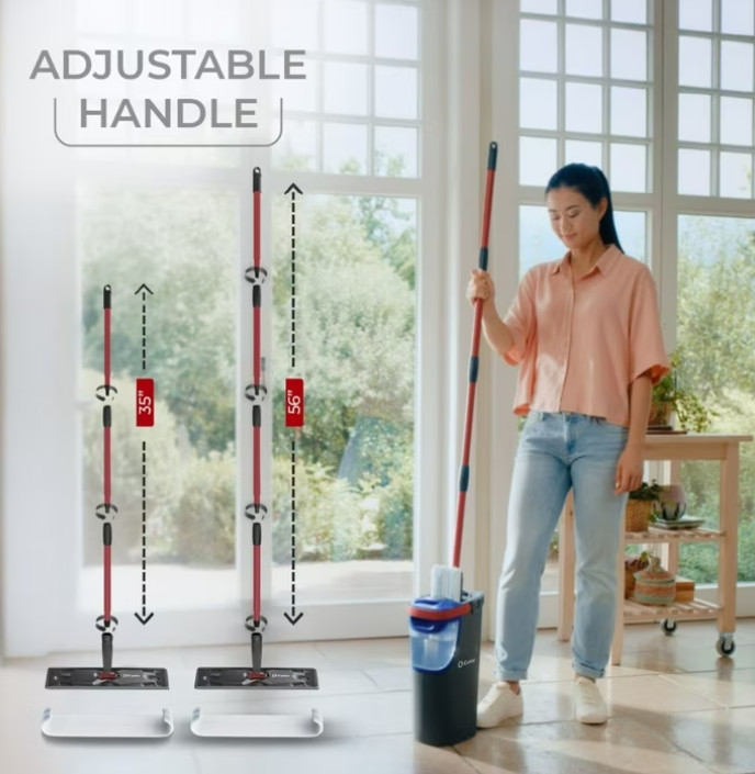 O-Cedar H2prO Flat Mop System | Quick Everyday Cleaning