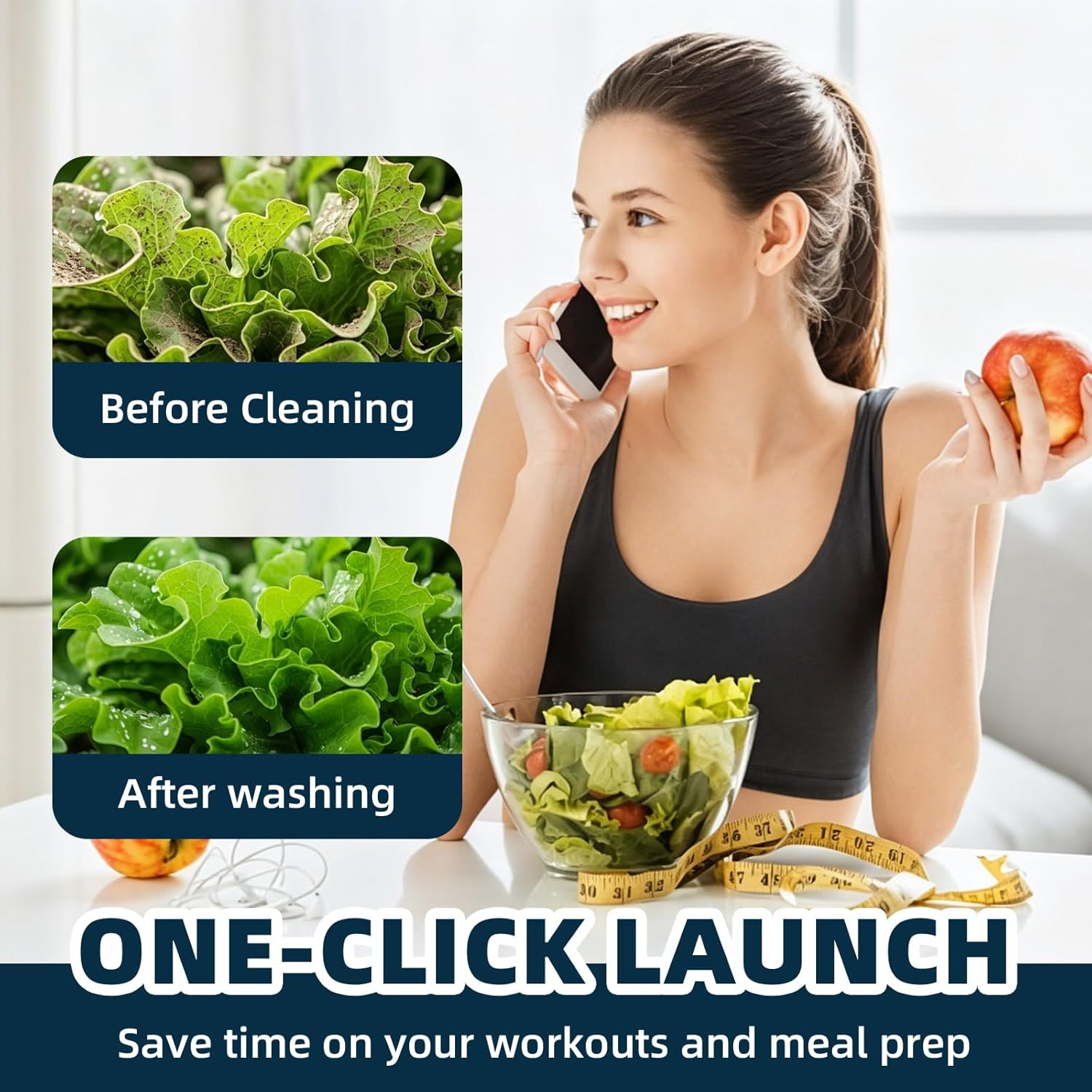 Cleaner, Portable Food Cleaner for Removing Surface Impurities, Wax & Grime, 10-