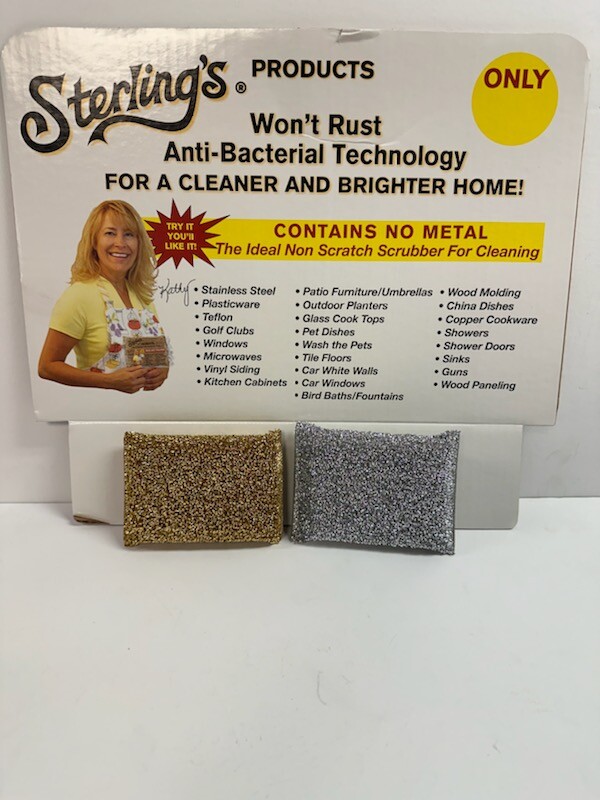 Sterling’s Sponge 10 Pack – Non-scratch, Anti-Bacterial Sponge – Made in Israel