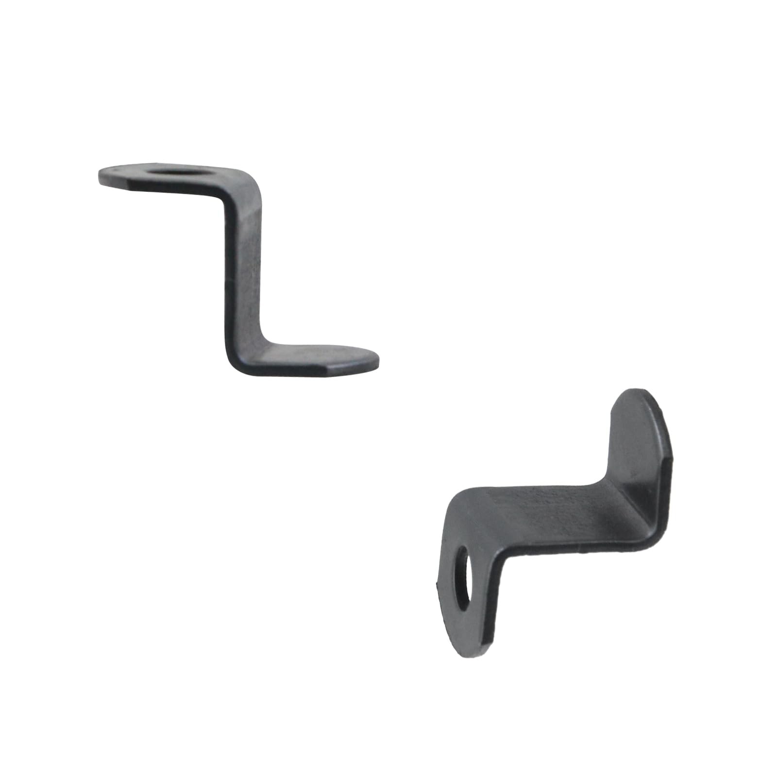Mewutal 40pcs 1/2″ Depth Flat Offset Canvas Clips, Black 1/2″,