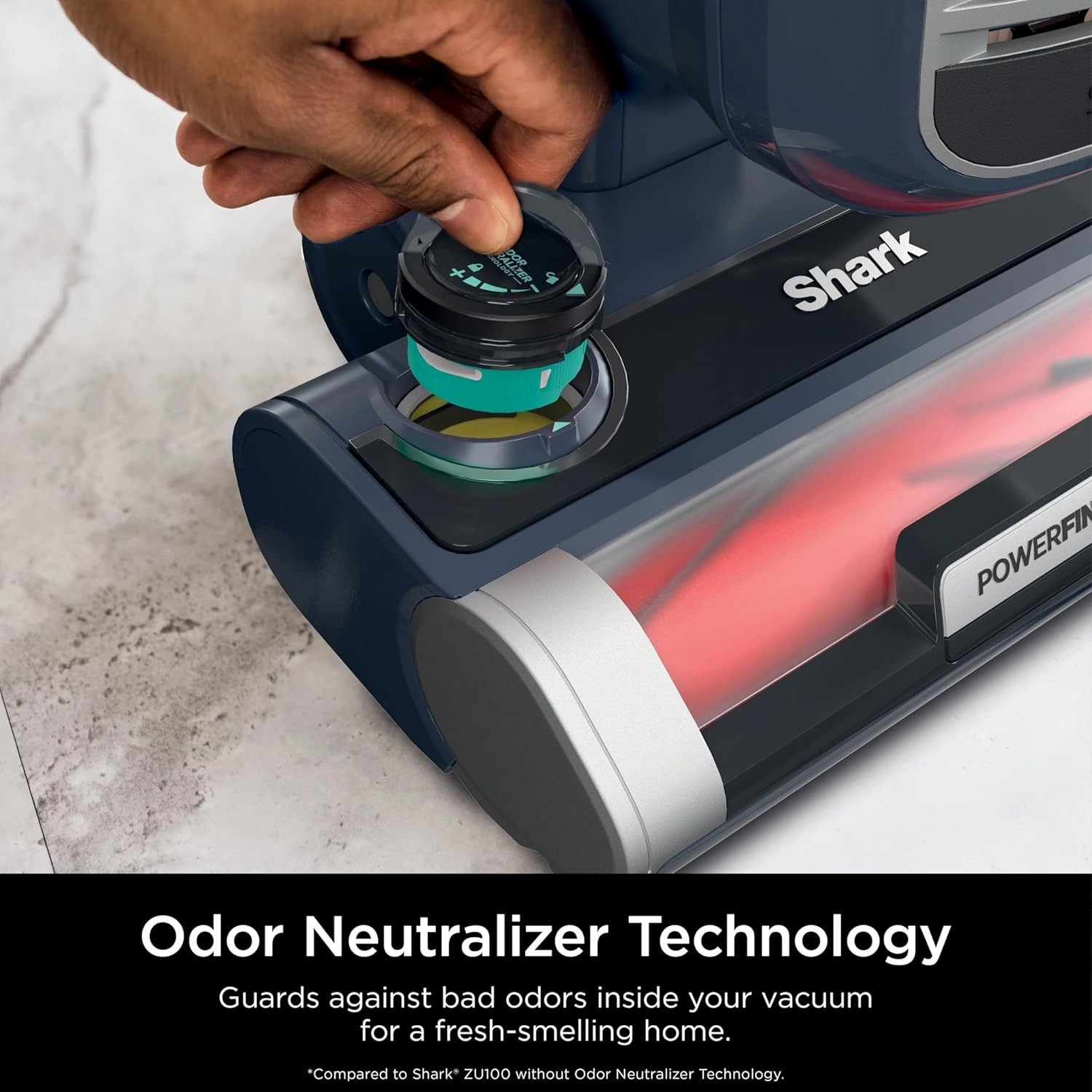 Shark ZU100 Rotator Pet Upright Vacuum W/Powerfins & Odor Neutralizing Tech