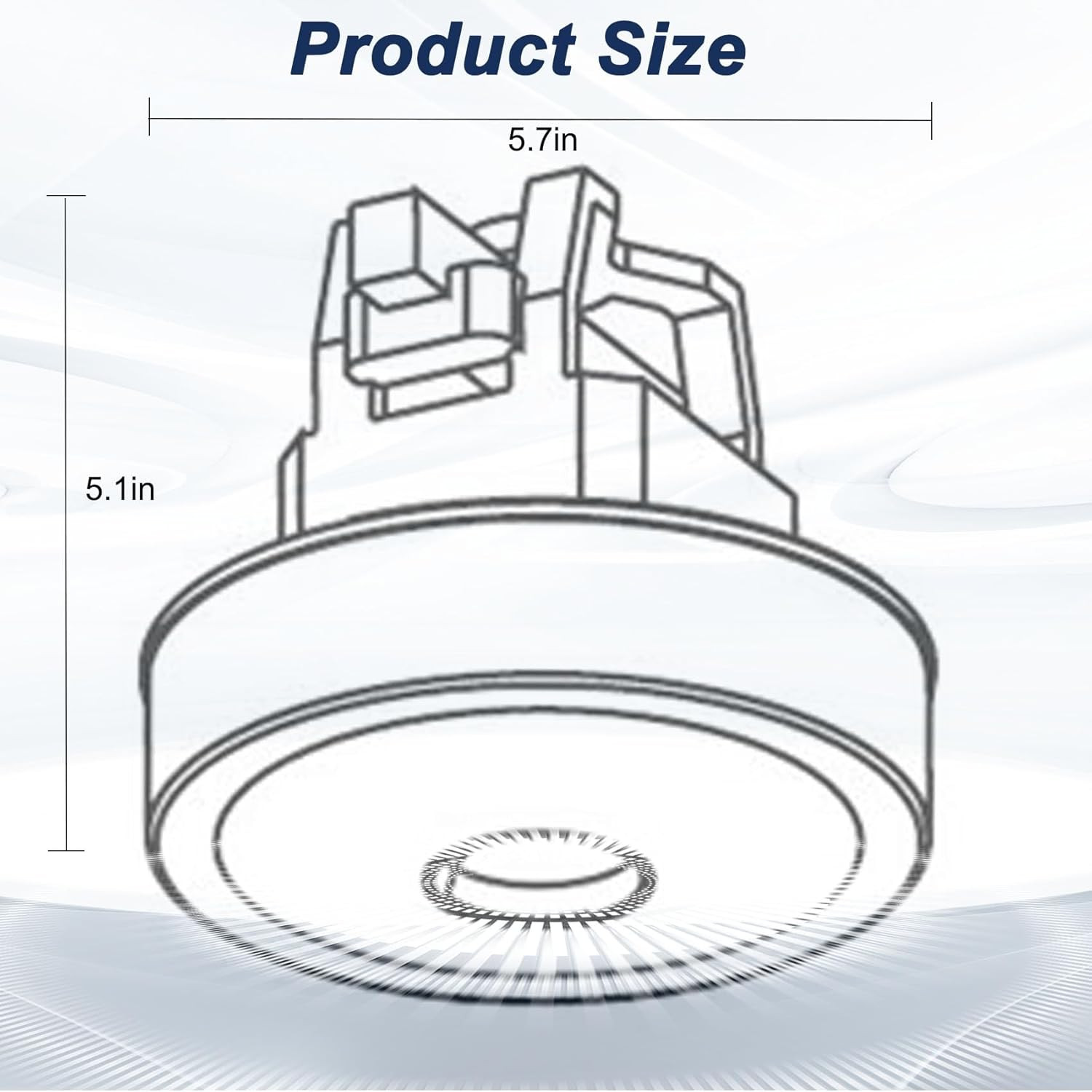 834036 120V Vacuum Motor for Proteam Backpack Shop Vac Motor, for Super Coach Pr