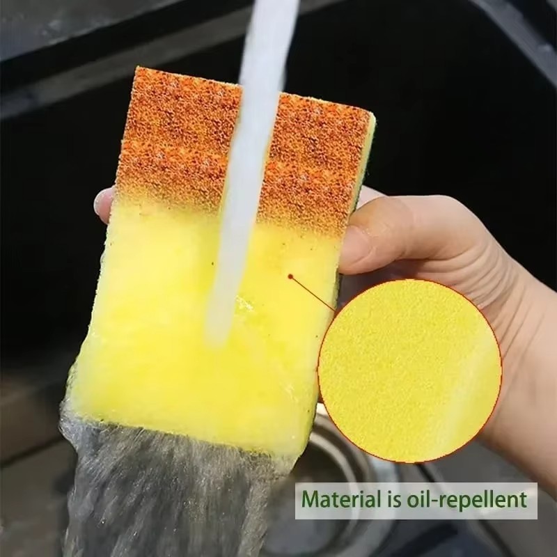 15/30 Pack Kitchen Cleaning Sponges Scourers Washing Up Non-Scratch for Dish Pad