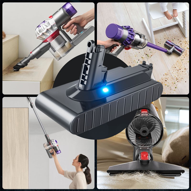 For Dyson V11 Screw-in Battery SV14 Absolute Fluffy 8.0Ah/6.4Ah/6Ah Battery v11