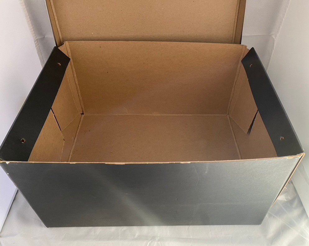 Ikea Kassett Single Large Storage Box Black 33x25x17 CM 13x10x6 7/8 IN Used