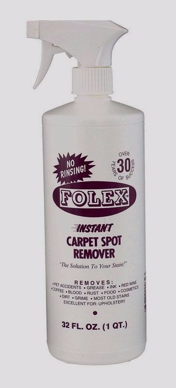 FOLEX Carpet Spot Remover Cleans Stains Grease Ink Upholstery Clothes MORE 32oz