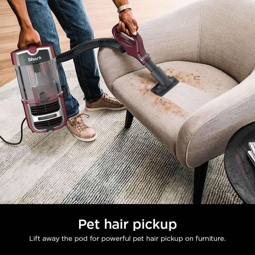 Shark R-ZU660-SD Navigator Lift-Away HEPA Upright Vacuum Cleaner, Paprika