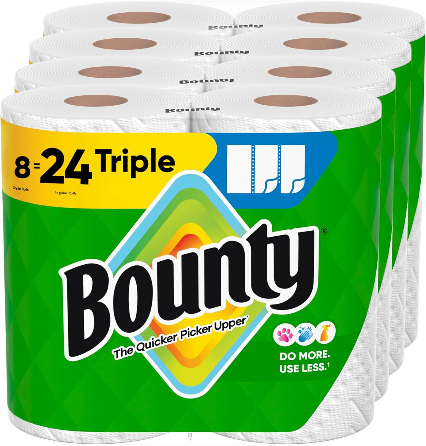 Select-A-Size White Paper Towels, 2 Triple Rolls = 6 Regular Rolls