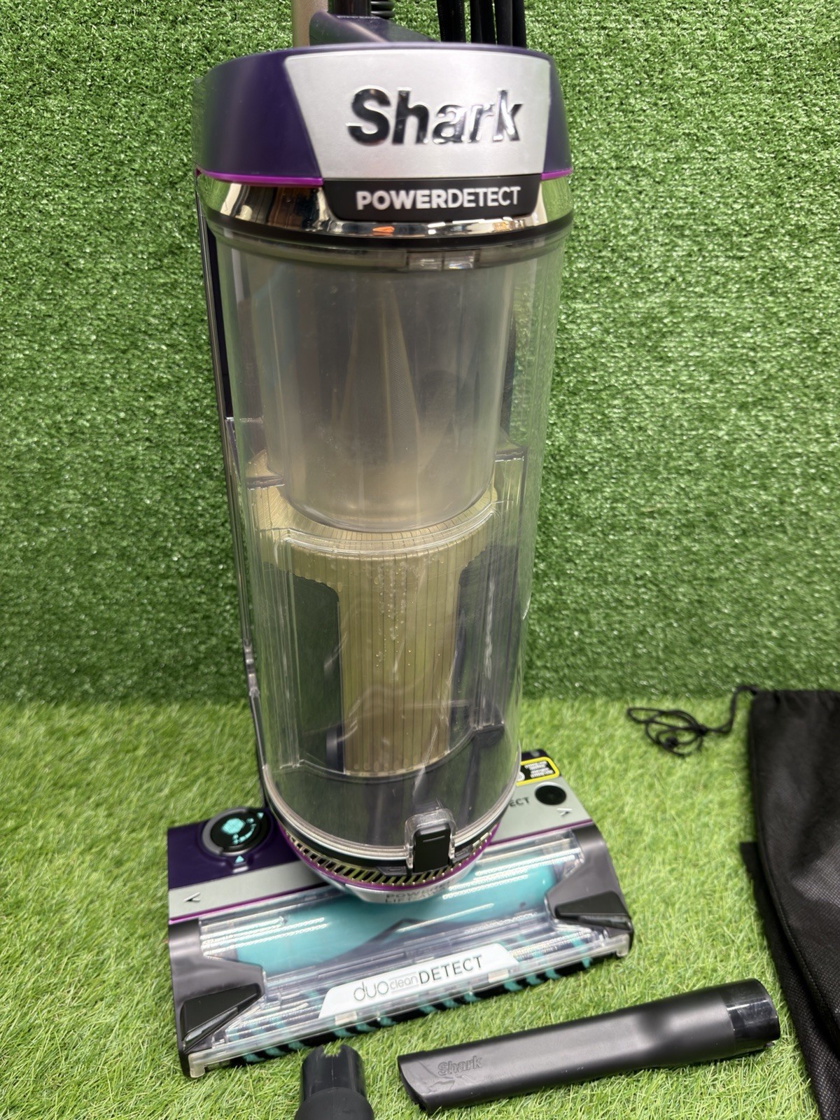 Shark PowerDetect DuoClean Upright Vacuum Cleaner AZ4000C w/ Attachments Bundle