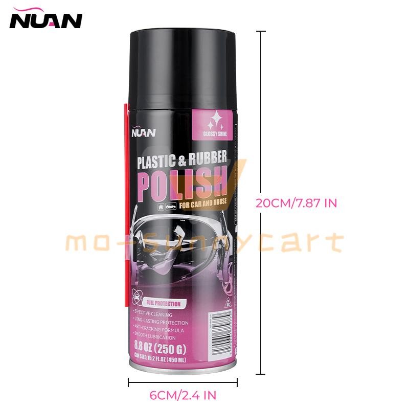 3PCS Polishing Cleaner Car Interior, Car Interior Detailer and Cleaner 450ml USA