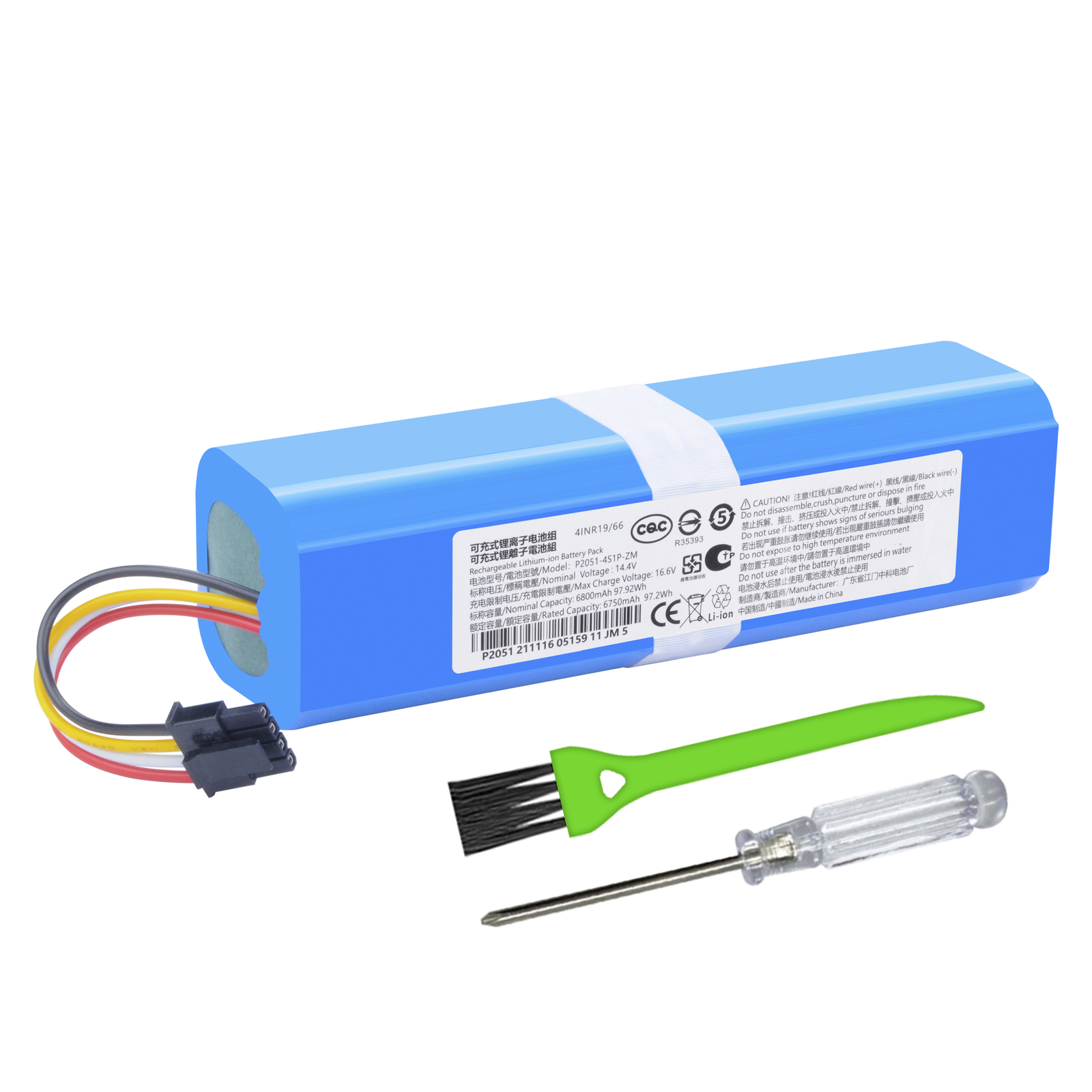 6800mAh Replacement Battery for Eufy Robovac L70 Hybrid, L10, T2190, T2190G21