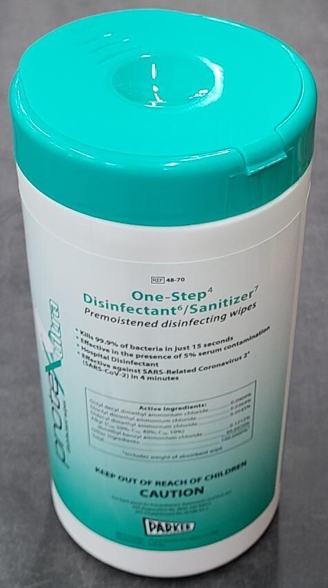 Parker Protex One-Step Ultra Surface Disinfectant Wipes 7″x9-1/2″ 75/CAN 48-70