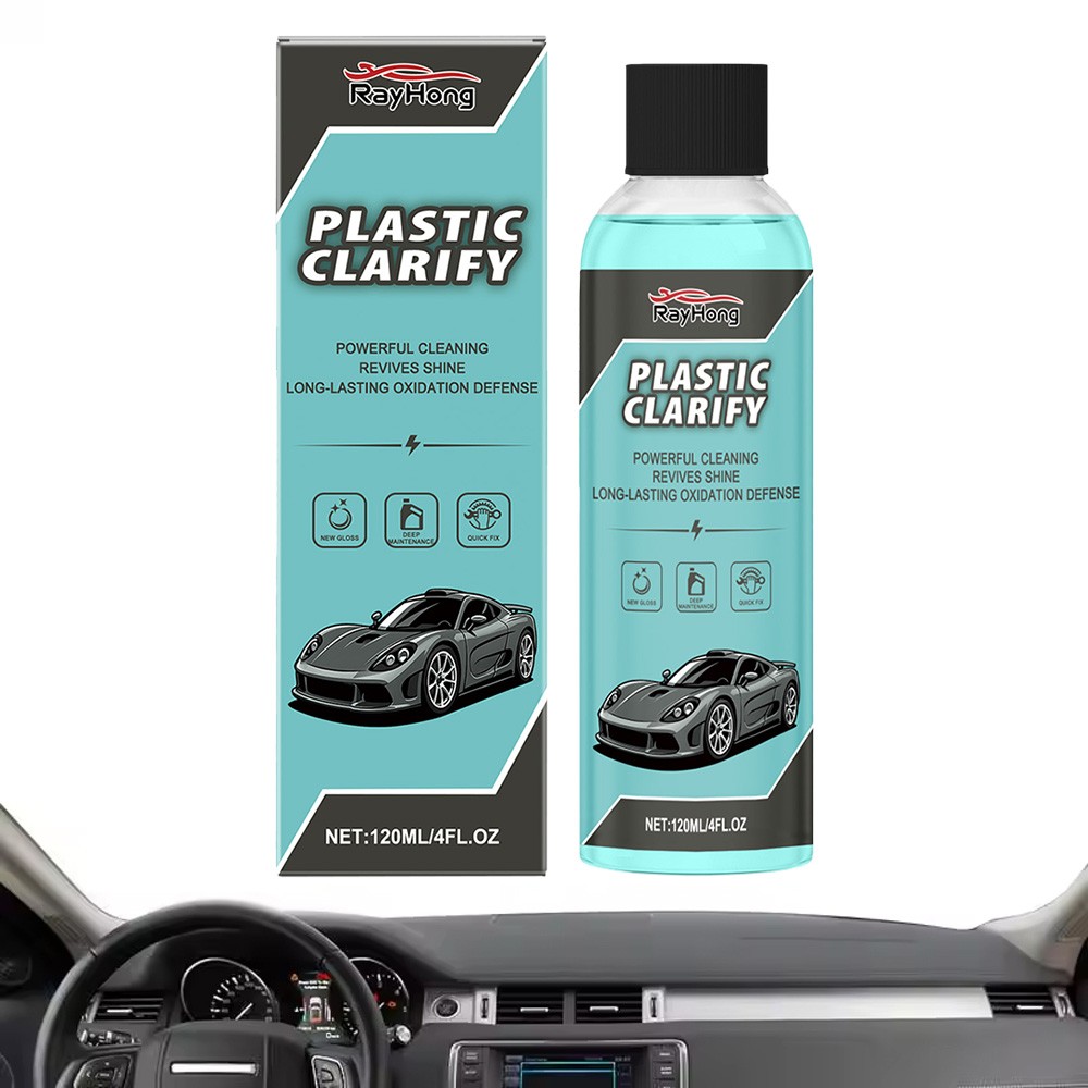 Plastic Clarify,Plastic Clarify For Cars,Waterless Spray Wax,Rubber,Detailer