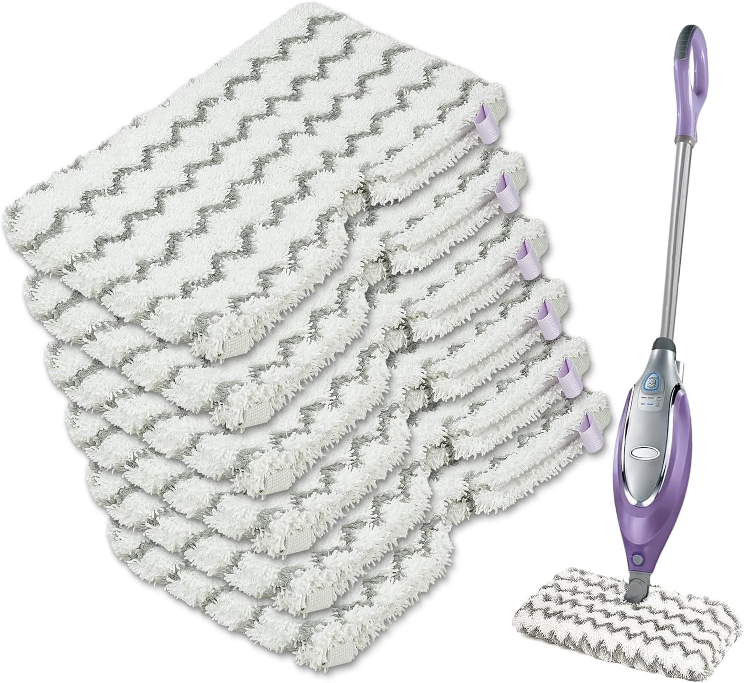 6 Pack S3501 Steam Mop Replacement Pads for Shark Steam Pocket Mop S3601 | S3501
