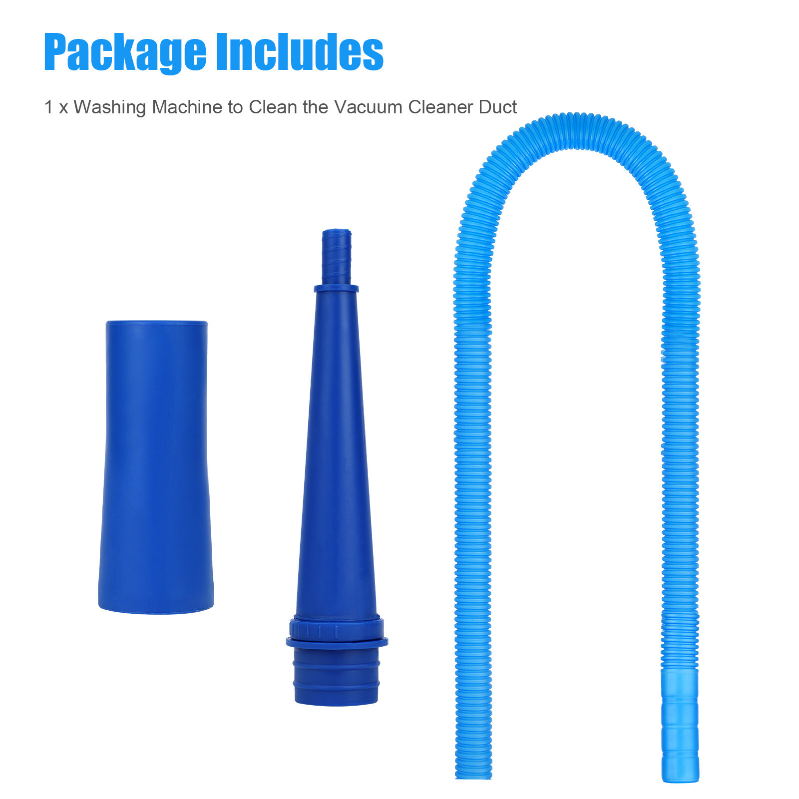 Dryer Vent Cleaner Kit, Vacuum Hose Attachment Brush Lint Remover Home Cleaning