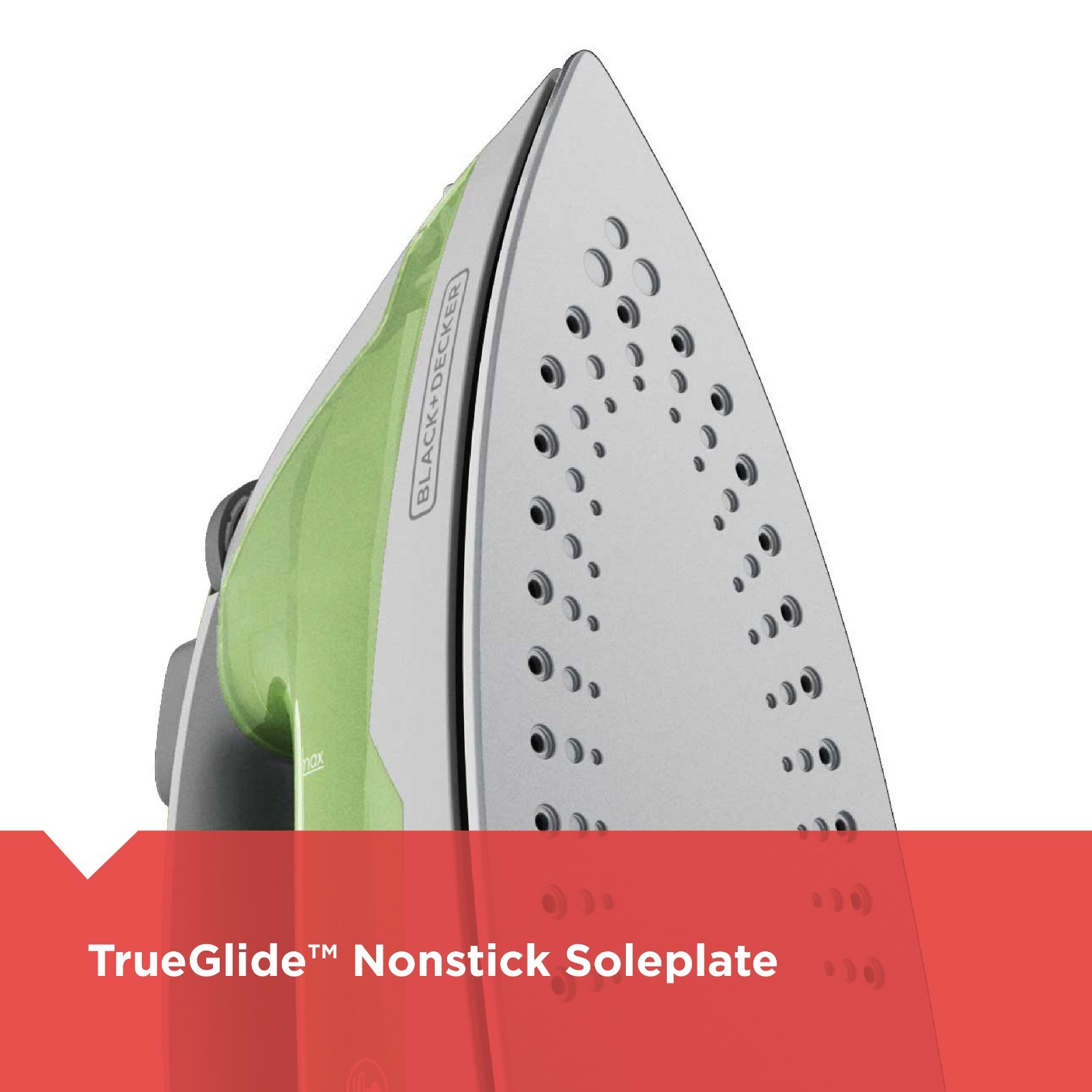 Professional Steam Iron Clothes Nonstick With Compact Garment Portable Anti-Drip