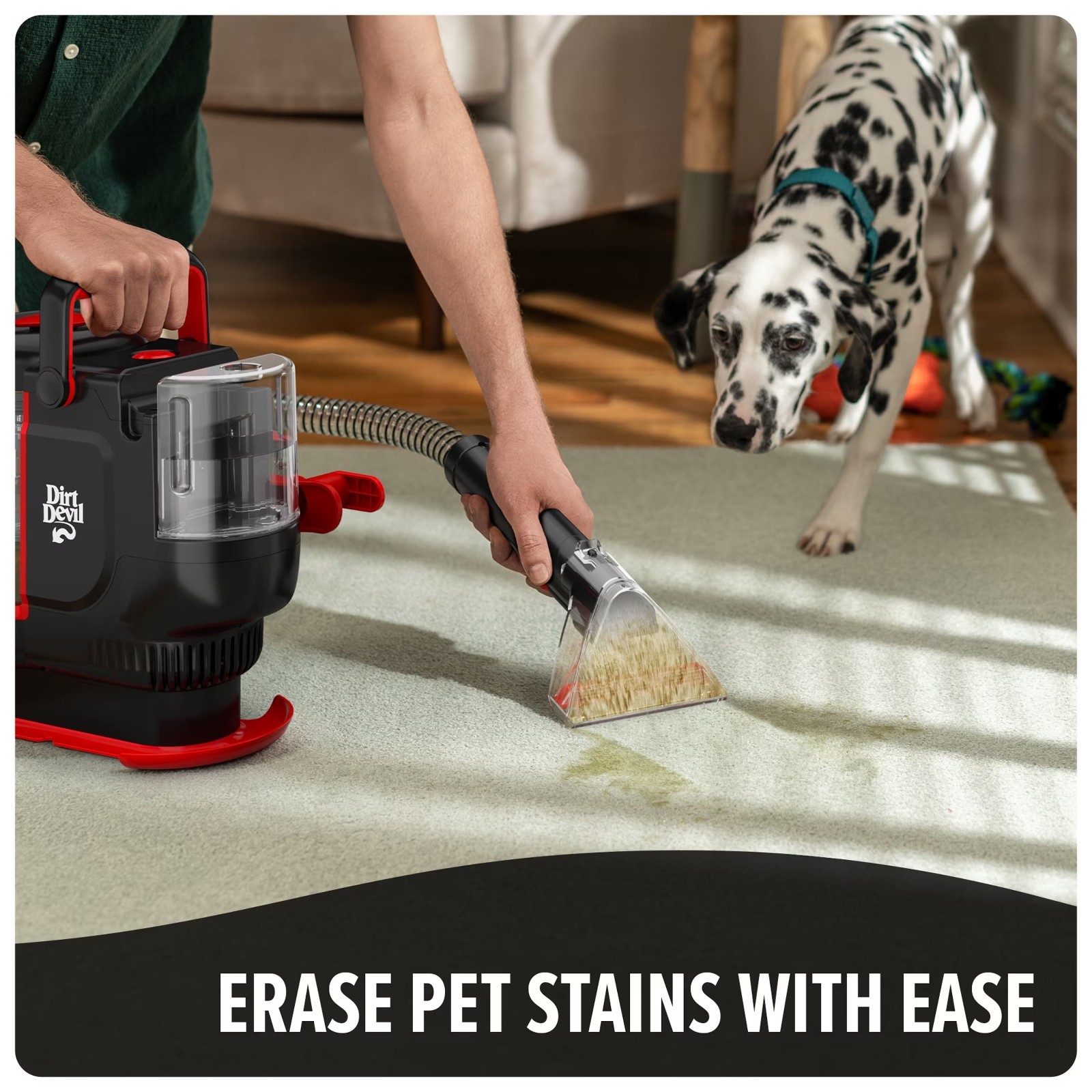Dirt Devil FD13010 Portable Carpet & Upholstery Spot Cleaner 19oz Pet Stain New