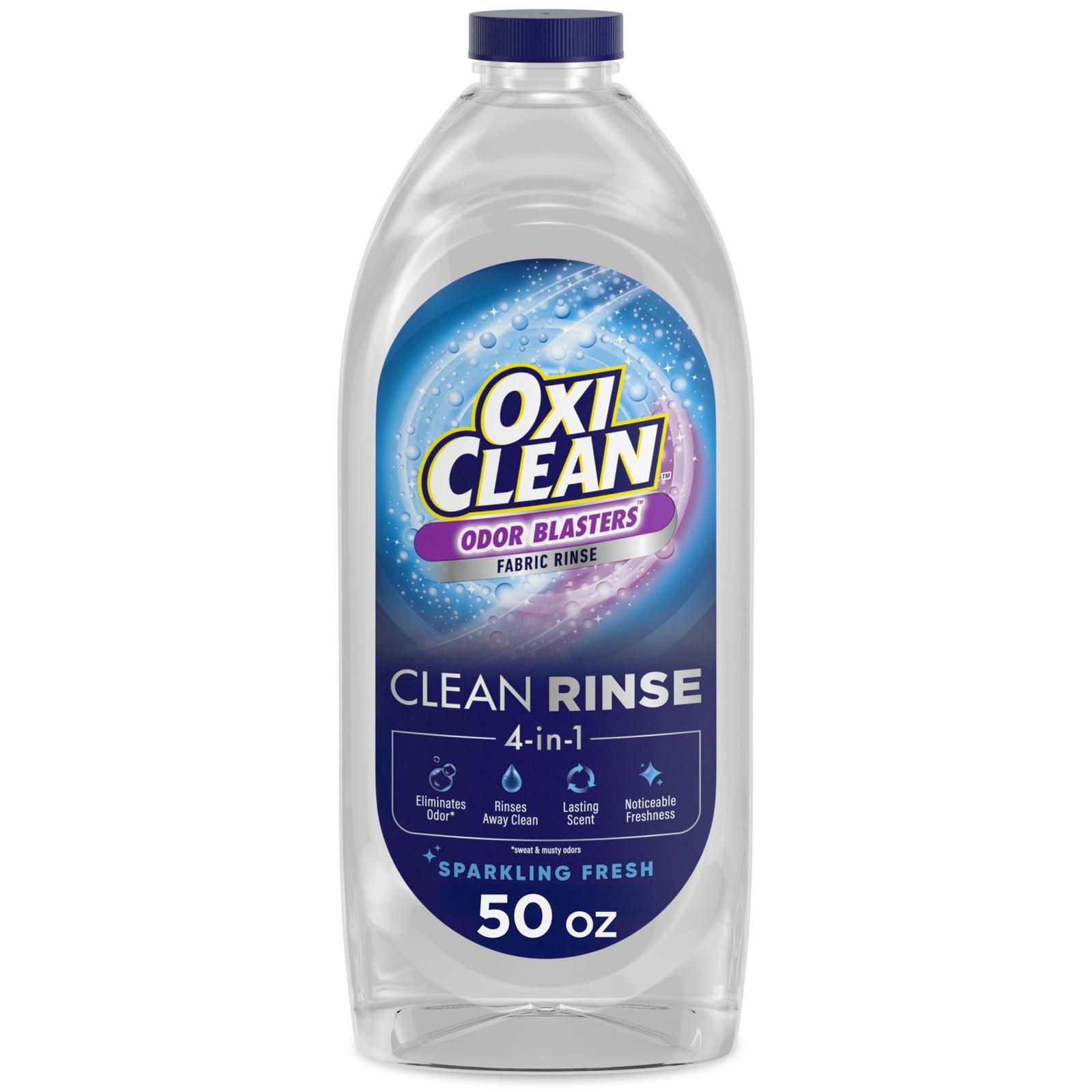 OxiClean Odor Blasters Fabric Rinse, Sparkling Fresh 50 Fl Oz (Pack of 1)