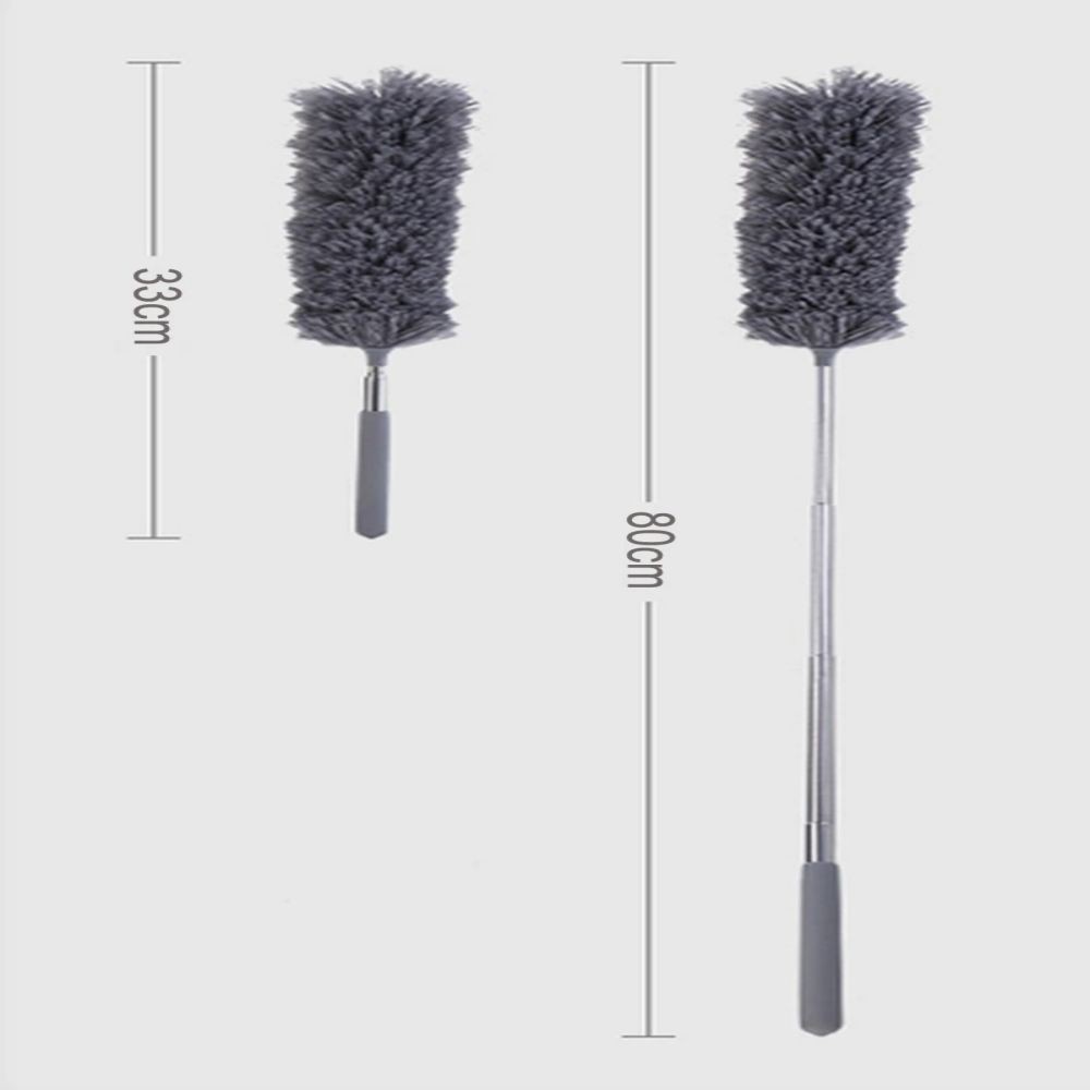 Flat Gap Duster Extendable Telescopic Dust Brush Under Appliance Cleaning Tool