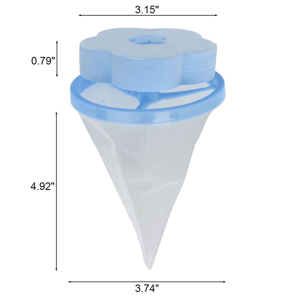 1-10x Floating Pet Fur Catcher Laundry Lint Pet Hair Remover For Washing Machine