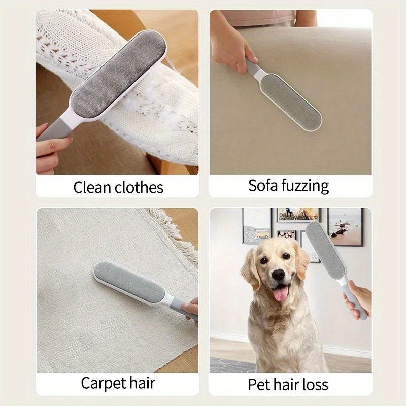 Pet Hair Remover Lint Brush Reusable Fur Cleaner for Clothes Sofa Carpet Dog Cat