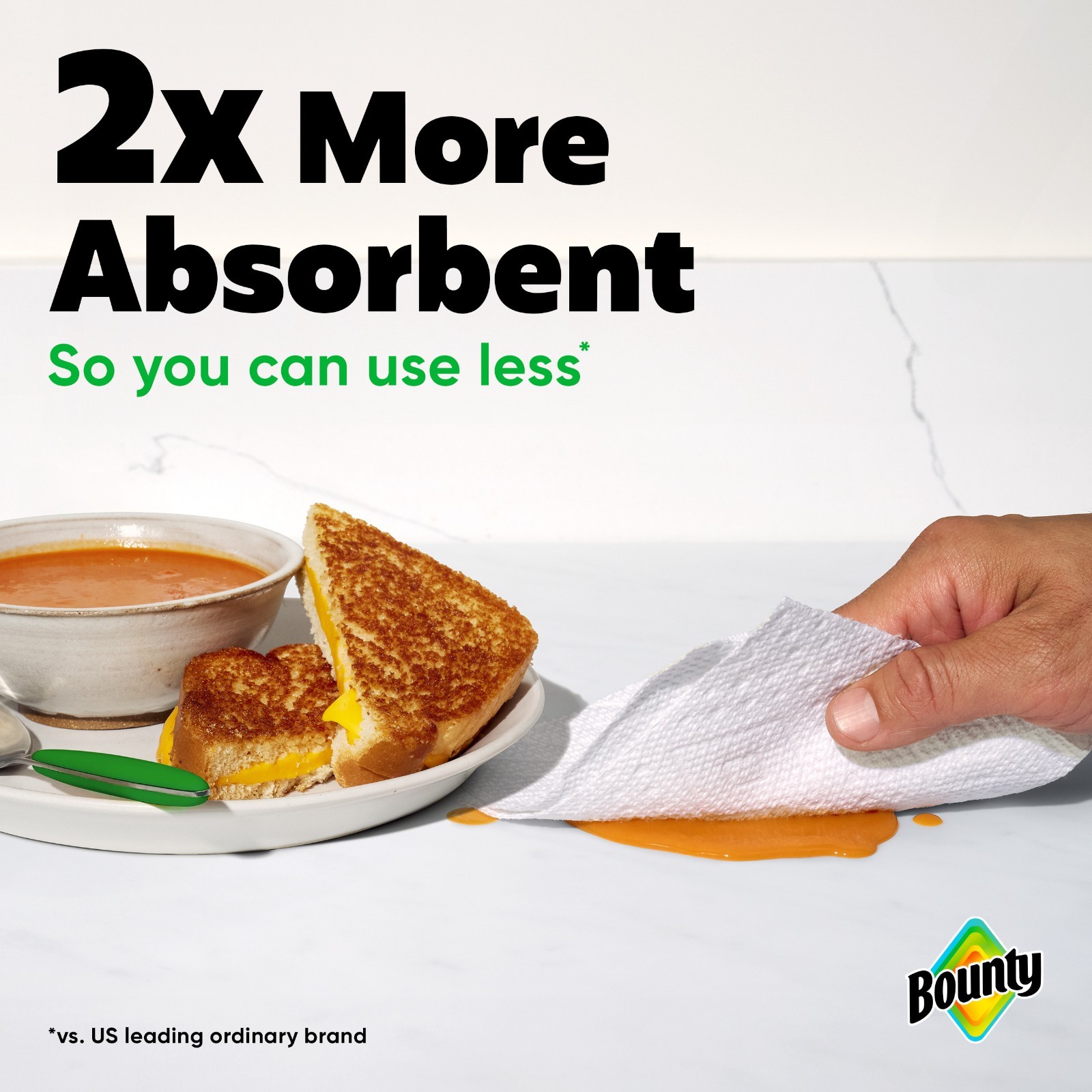 Bounty Paper Towels Select-A-Size White, 10 Triple Rolls, 123 Sheets Per Roll