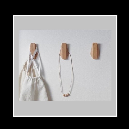 IKEA SKUGGIS Bamboo Single Wall Hook, 1 piece, 203.501.63