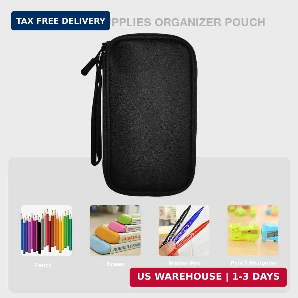 Electronics Organizer Bag Cable Pouch Charger Case Travel Storage USB SD