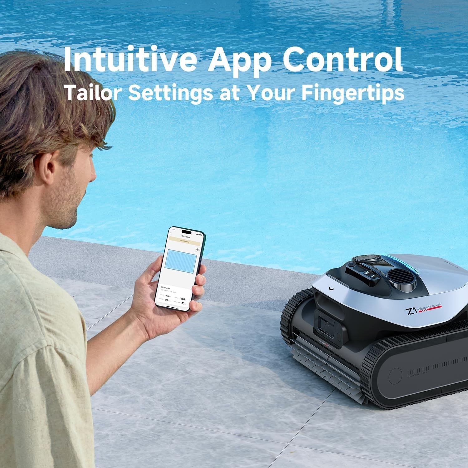 DREAME Z1 Cordless Robotic Pool Cleaner 8000 GPH Suction｜Certified Refurbished